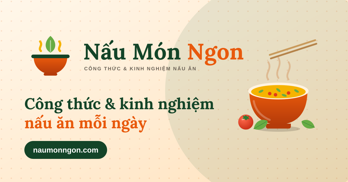Rau muống xào tỏi: giữ xanh giòn, không thâm